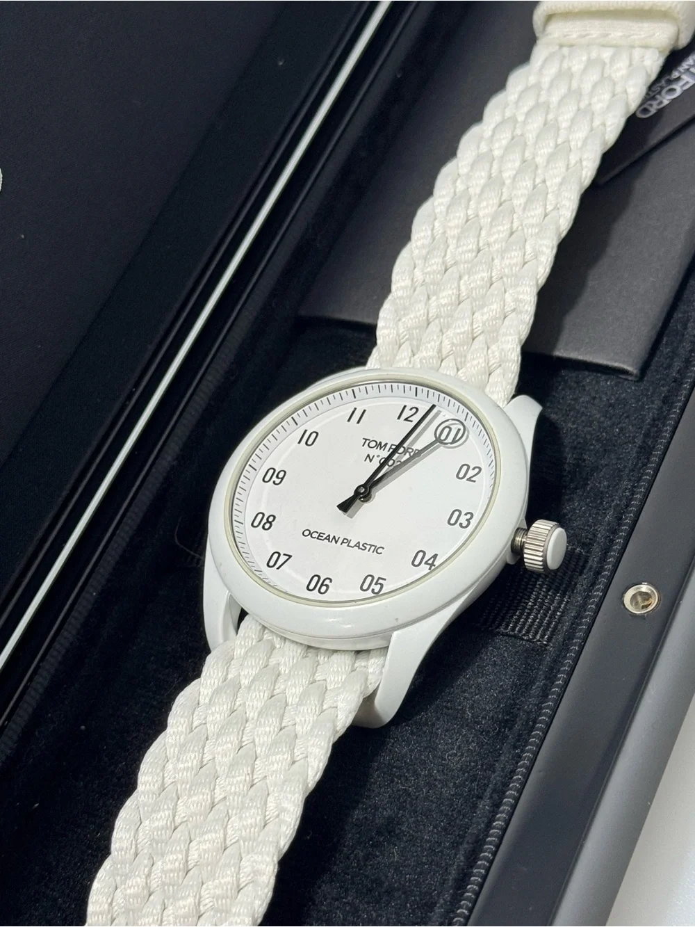 Tom Ford Ocean Plastic Watch 002 White